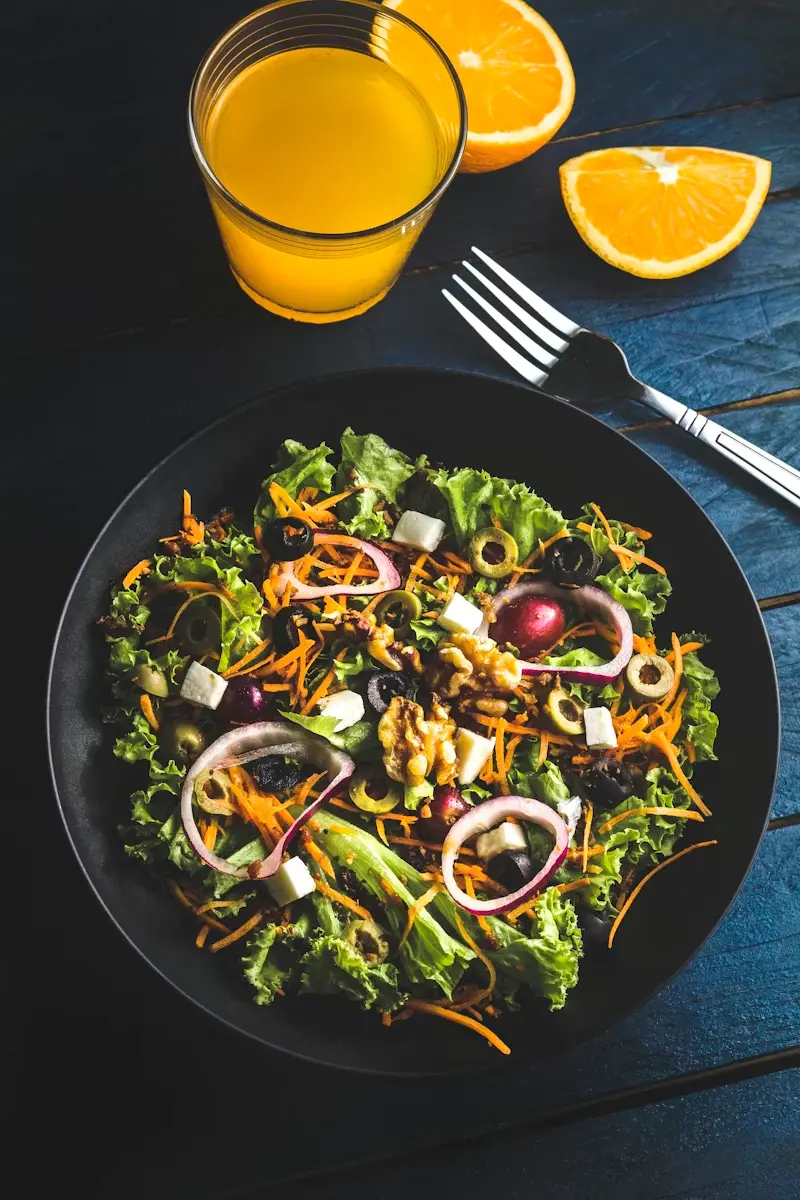 Colorful gourmet bowl